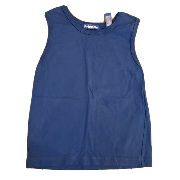 Lot of 3 Carter's Just Friends River Trader Boys Shirts Size 5 Blue Sleeveless - Picture 8 of 12